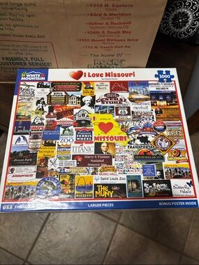 I Love Missouri 1000-Piece Jigsaw Puzzle